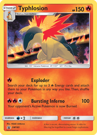 Typhlosion SM Black Star Promos Pokemon Card
