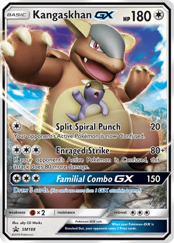 Kangaskhan GX SM Black Star Promos Pokemon Card