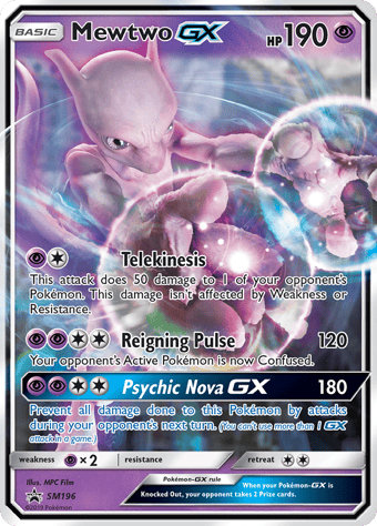 Mewtwo-GX SM Black Star Promos Pokemon Card