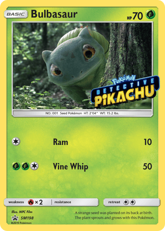 Bulbasaur SM Black Star Promos Pokemon Card