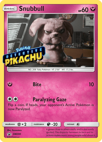Snubbull SM Black Star Promos Pokemon Card