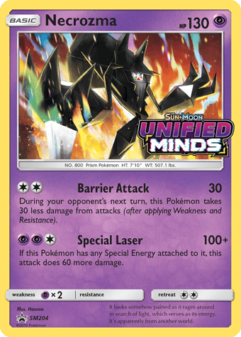 Necrozma SM Black Star Promos Pokemon Card
