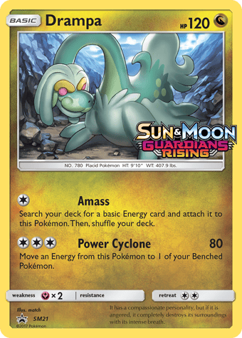 Drampa SM Black Star Promos Pokemon Card