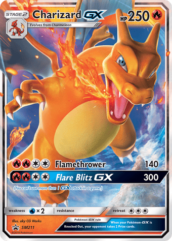 Charizard-GX SM Black Star Promos Pokemon Card