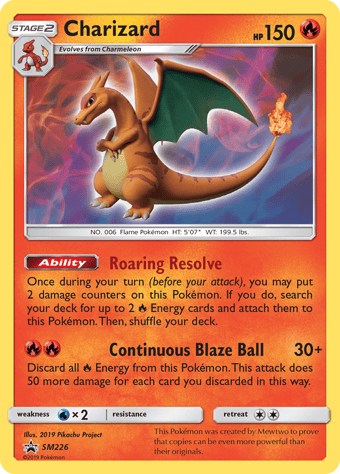 Charizard SM Black Star Promos Pokemon Card