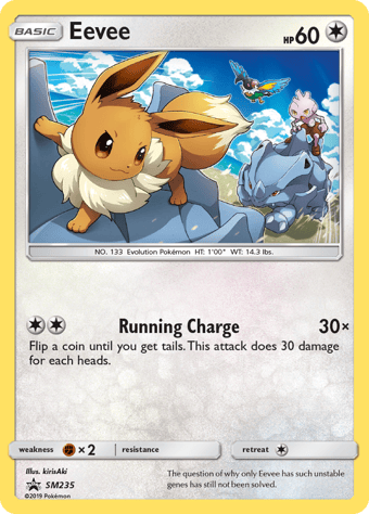 Eevee SM Black Star Promos Pokemon Card