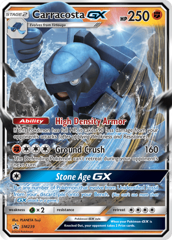 Carracosta GX SM Black Star Promos Pokemon Card