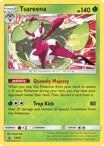 Tsareena SM Black Star Promos Pokemon Card