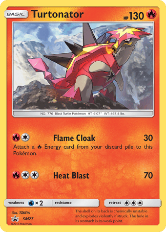 Turtonator SM Black Star Promos Pokemon Card