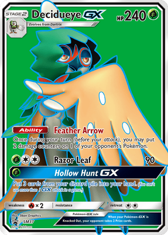 Decidueye-GX SM Black Star Promos Pokemon Card