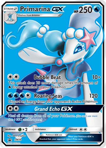 Primarina-GX SM Black Star Promos Pokemon Card
