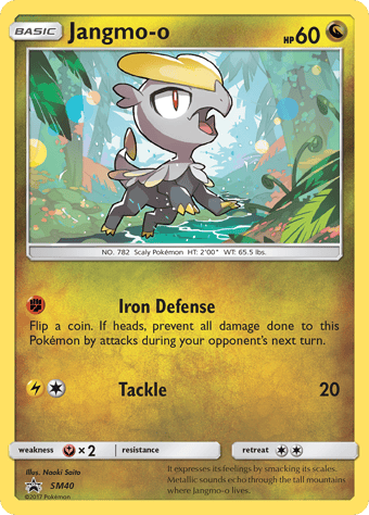 Jangmo-o SM Black Star Promos Pokemon Card