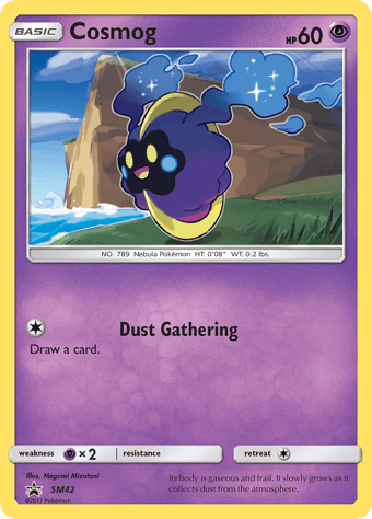 Cosmog SM Black Star Promos Pokemon Card
