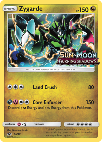 Zygarde SM Black Star Promos Pokemon Card