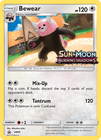 Bewear SM Black Star Promos Pokemon Card