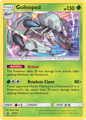 Golisopod SM Black Star Promos Pokemon Card