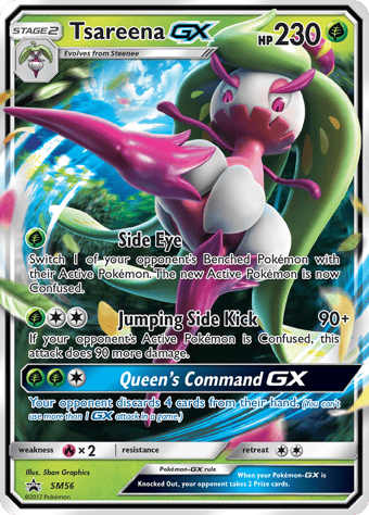 Tsareena-GX SM Black Star Promos Pokemon Card