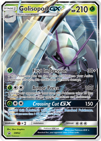 Golisopod-GX SM Black Star Promos Pokemon Card
