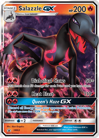 Salazzle-GX SM Black Star Promos Pokemon Card