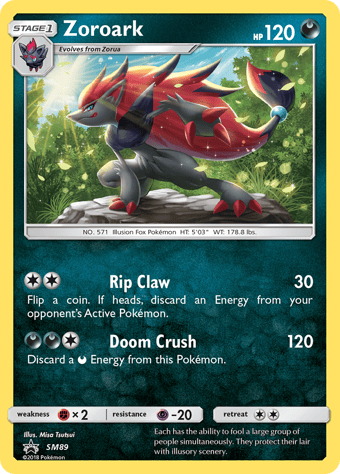Zoroark SM Black Star Promos Pokemon Card