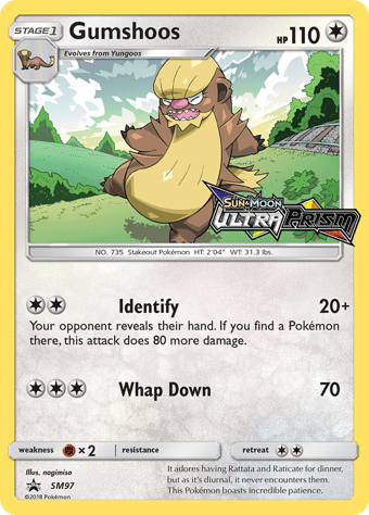Gumshoos SM Black Star Promos Pokemon Card