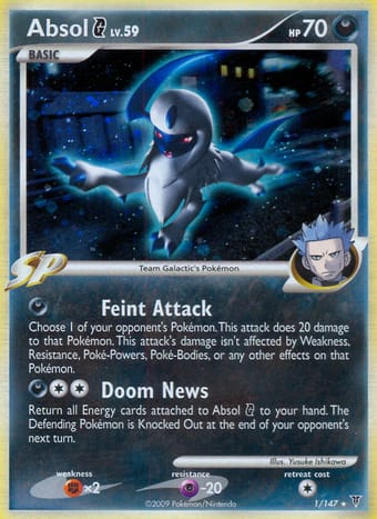 Absol G Supreme Victors Pokemon Card