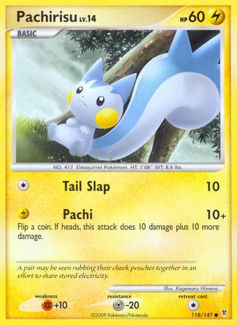 Pachirisu Supreme Victors Pokemon Card