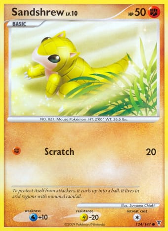Sandshrew Supreme Victors Pokemon Card