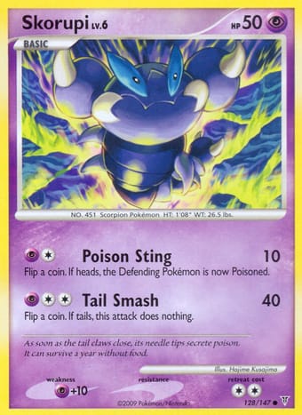 Skorupi Supreme Victors Pokemon Card