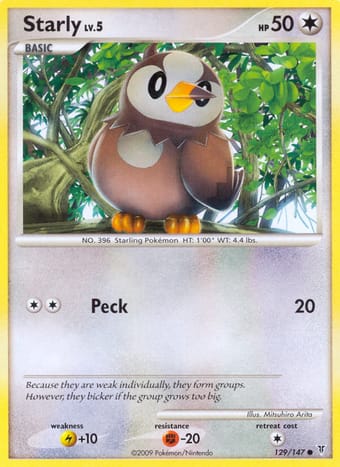 Starly Supreme Victors Pokemon Card