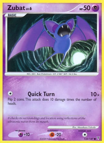 Zubat Supreme Victors Pokemon Card
