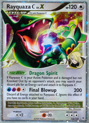 Rayquaza C Supreme Victors Pokemon Card