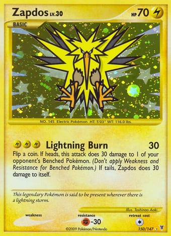 Zapdos Supreme Victors Pokemon Card
