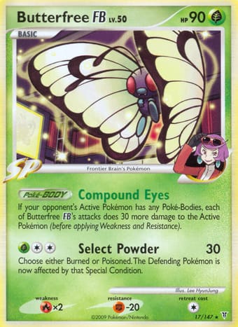 Butterfree FB Supreme Victors Pokemon Card