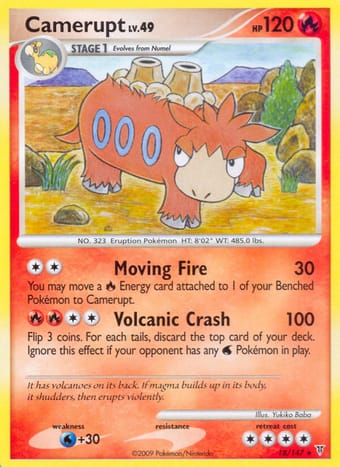 Camerupt Supreme Victors Pokemon Card