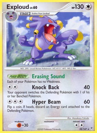 Exploud Supreme Victors Pokemon Card