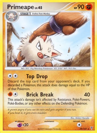 Primeape Supreme Victors Pokemon Card