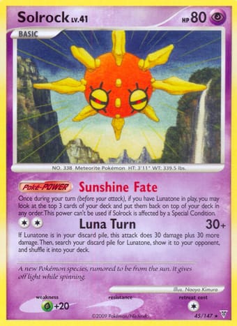 Solrock Supreme Victors Pokemon Card