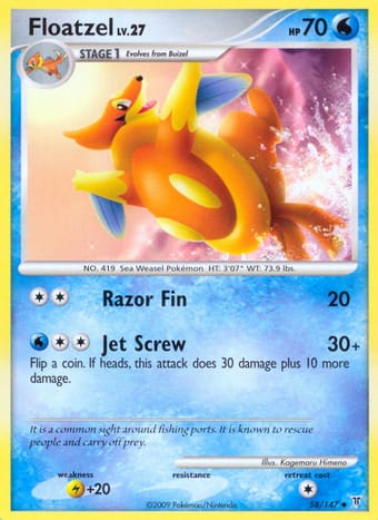 Floatzel Supreme Victors Pokemon Card