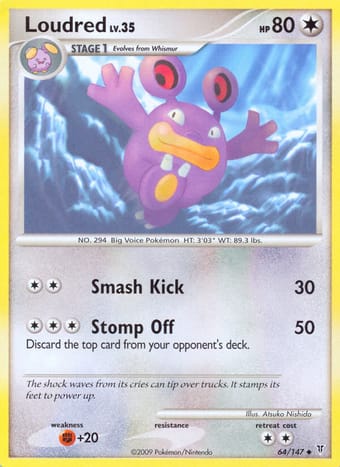 Loudred Supreme Victors Pokemon Card