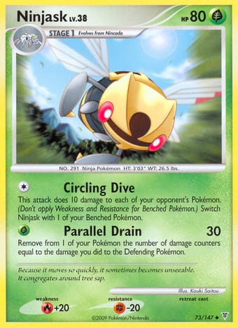 Ninjask Supreme Victors Pokemon Card