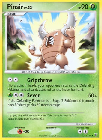 Pinsir Supreme Victors Pokemon Card
