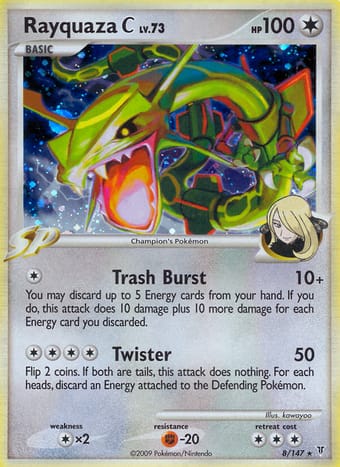 Rayquaza C Supreme Victors Pokemon Card