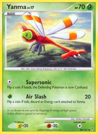 Yanma Supreme Victors Pokemon Card