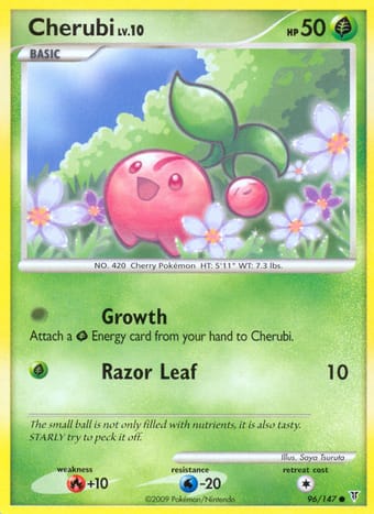 Cherubi Supreme Victors Pokemon Card