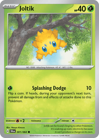 Joltik Shrouded Fable Pokemon Card