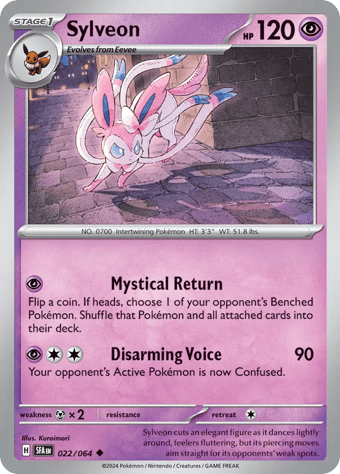 Sylveon Shrouded Fable Pokemon Card