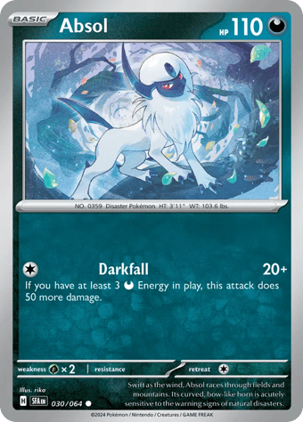 Absol Shrouded Fable Pokemon Card