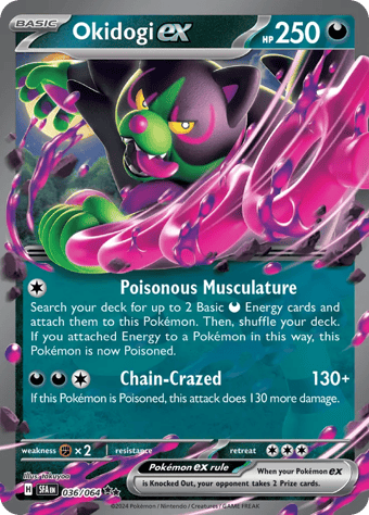 Okidogi ex Shrouded Fable Pokemon Card