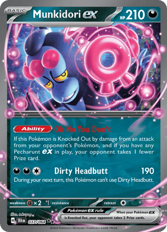 Munkidori ex Shrouded Fable Pokemon Card